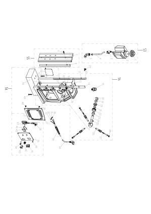 Exploded view for: Magnetic drilling machine MKB-35HD Stand